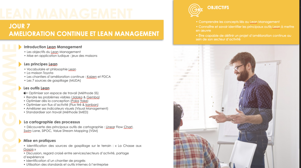 Jour 7 : amélioration continue et lean management